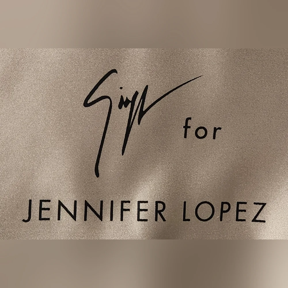 Jennifer Lopez Signature Satin Drawstring Dust Bag NWOT